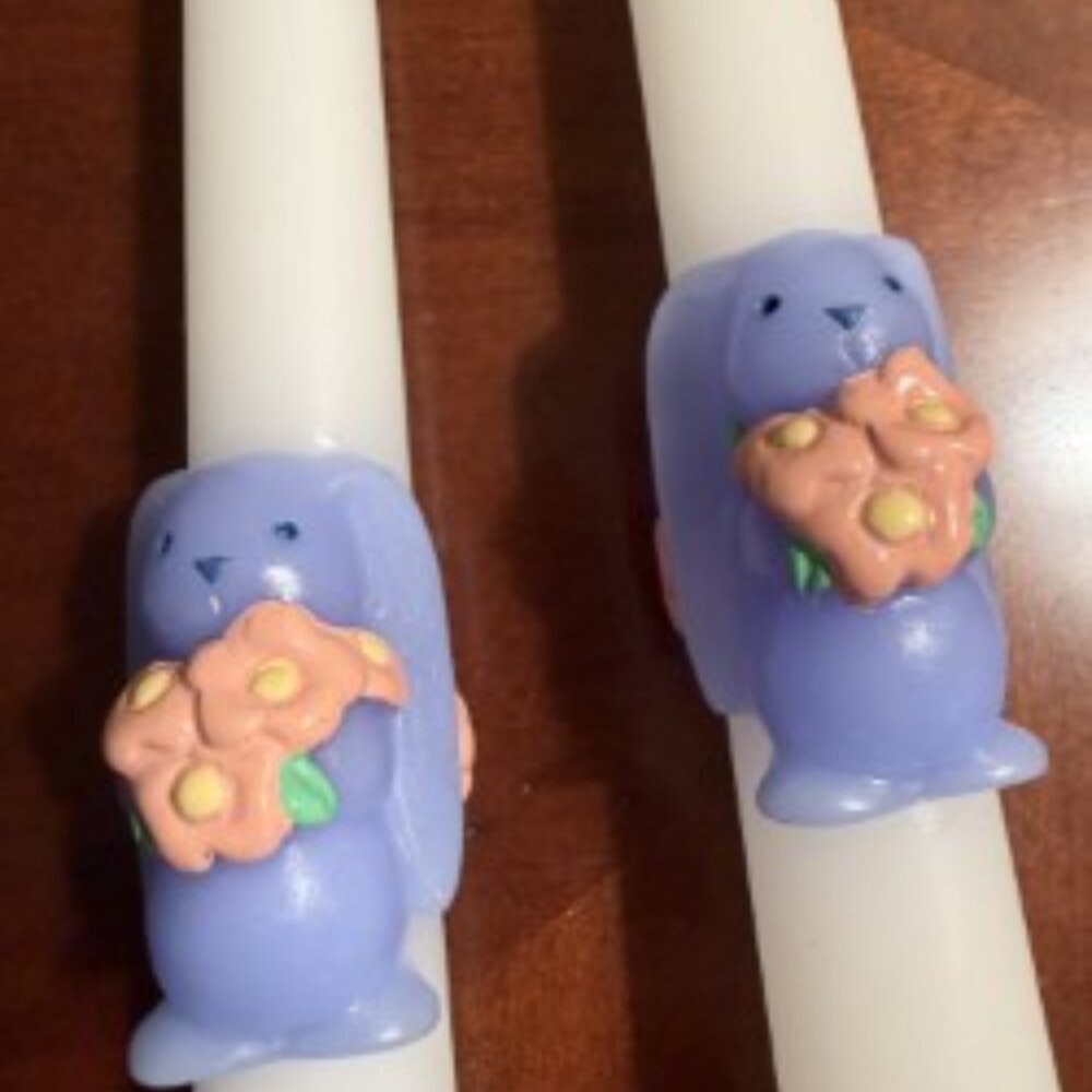 Spring Bunny Tapers - Picture 4 of 8